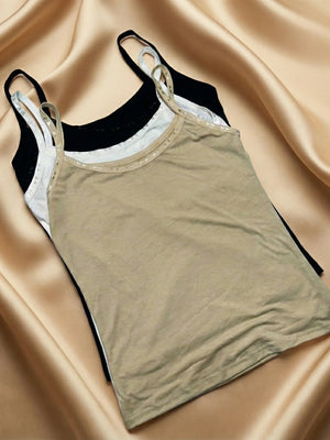 Soft Stretch Layering Camisole with Decorative Trim