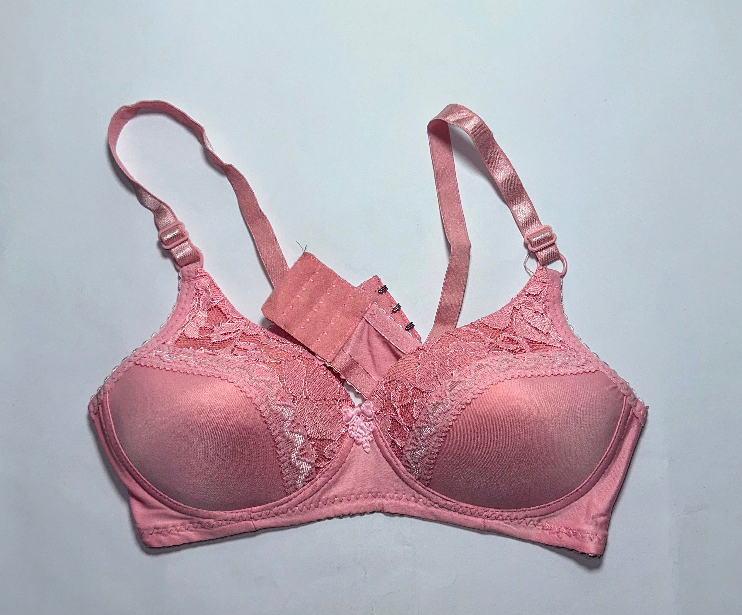 Blush Rose Lace-Trim Lingerie Set (2-Piece) Blush Rose Lace-Trim Lingerie Set (2-Piece)