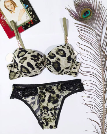 Sporty Ribbed Button-Front Briefs - Multi Colors