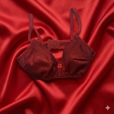 Ribbed Seamless Comfort Bralette – Adjustable Straps & Wire-Free Support