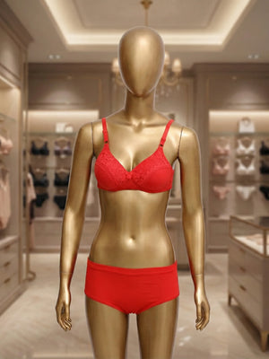 "Scarlet Everyday" Lace Cup Lingerie Set