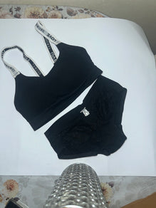 Love Secret Black Comfort Set - Bralette & Lace Panty