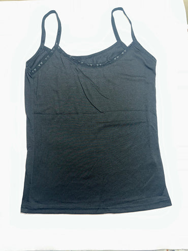 Soft Stretch Layering Camisole with Decorative Trim
