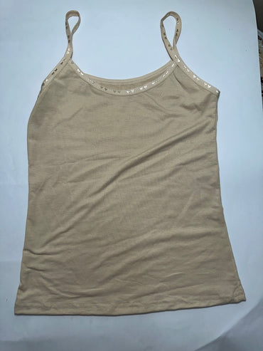 Soft Stretch Layering Camisole with Decorative Trim